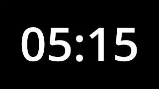 5 MINUTE 15 SECOND TIMER - No Sound - Full HD 1080p - COUNTDOWN - 315 SECOND