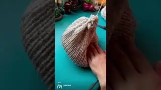 Make a beanie with me 🧶 on my Sentro knitting machine! Using Bernat Softee Baby yarn