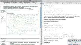 Explain and Describe - Questions 5+6 Mark Scheme Analysis (AQA English Writing paper) 1/2