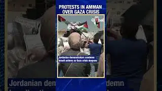 Protesters Rally in Amman Near Israeli Embassy Over Gaza Crisis | India Today Global