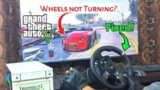 GTA V Steering Wheel Issue Fixed | GTA 5 With Logitech G920 | Hindi - Urdu