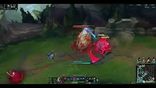 Pure gameplay of a volibear getting kill farmed for the duration of the entire game 