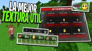 LA MEJOR TEXTURA &Uacute;TIL de Minecraft PE 1.20 | Texturas Utiles Para Minecraft Bedrock 1.20