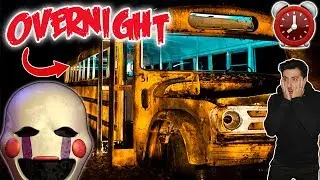 НЕ СПИТЕ В ШКОЛЬНОМ АВТОБУСЕ В 3 ЧАСА НОЧИ | НОЧНОЙ ЧЕЛЛЕНДЖ В ШКОЛЬНОМ АВТОБУСЕ (ПОЯВЛЯЕТСЯ МАРИ...