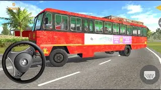 OLD Tata Bus Driving Game In Village - Indian Sleeper Bus Simulator - Bus Wala Game Android Gameplay