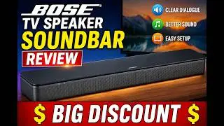 Bose TV Speaker Soundbar Review | Traditional Bose Sound - Compact Design