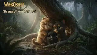 [2 HOURS] Stranglethorn Vale Rain Lofi 🌧️ Relaxing Warcraft Music & Jungle Rain ASMR