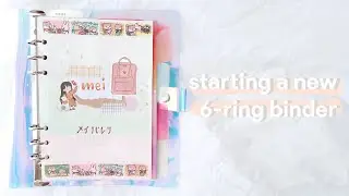 🦋 Starting a new 6-ring binder journal