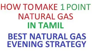 How To Make 1 Point Daily in Natural Gas? | Natural Gas 1 Point Trading Strategy in Tamil