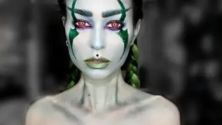 Dark Elf Halloween Makeup | Evelina Forsell