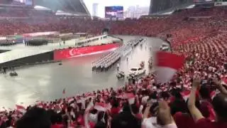 President Tony Tan arrives at NDP 2016