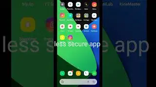 apne android  phone main less secure app on kaise karen 😀|| #email #umarkitech #shorts