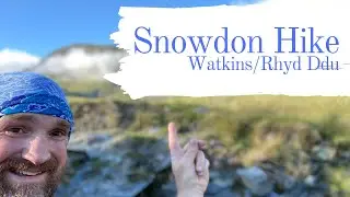 Solo hiking on Snowdon Watkins Path and Rhyd Ddu path. Check out the steep bit near the top.