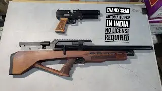 EVANIX VIPER AND EVANIX RAPTOR SEMI AUTOMATIC PCP AIR PISTOL AND RIFLE IN INDIA NO LICENSE NEEDED