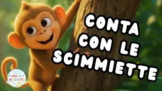 🎵 Conta con le Scimmiette &ndash; Canzoni Educative per Bambini _ canzoni per bambini🎵