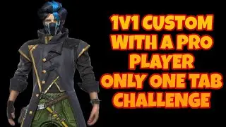 1v1 custom with a pro player only one tap challenge |VOLTAGE GAMING