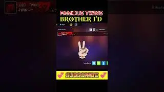 Searching Famous Twins Brother Ids 🙀