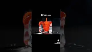 Lava Touches Ice&hellip; and This Happens 🔥🧊# #oddlysatisfying #lavaandice #4kmacro #asmrvideo