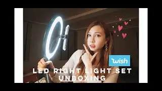 LED Ring Light Set from WISH.com unboxing