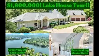 INSIDE a $1.8 MILLION Lake Lanier Luxury Home | Gainesville, GA House Tour 🏡✨