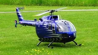 BO 105 RC ELECTRIC MODEL HELICOPTER LANDQUART 2019 SCALE MEETING