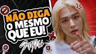🔥 DESAFIO STRAY KIDS: Não Diga o Mesmo Que Eu | Você Consegue, STAY? 🐺🎧