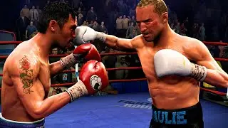Manny Pacquiao vs Paulie Malignaggi FULL FIGHT | Fight Night Round 4 AI Simulation Gameplay