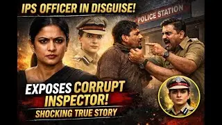 IPS Officer Disguised as a Common Woman Exposes Corrupt Inspector | Shocking Story | #aikahaniverse