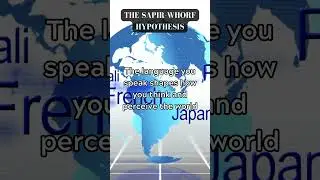 Discover the Mind-Blowing Sapir-Whorf Hypothesis #shorts #psychologyfacts