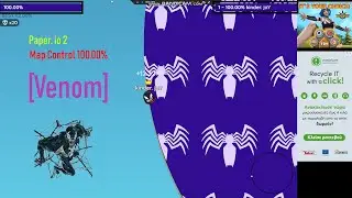 Paper.io 2 Map Control 100.00% [Venom]