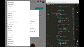 Country Code Select Field in React App - Quick Demo!