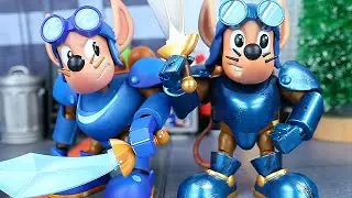Premium DNA Rocket Knight Adventures Sparkster Figure Review!