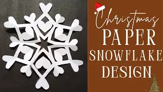 Как сделать бумажную снежинку❄️#37 || зимние поделки || изготовление рождественских снежинок🎄❄️ |...