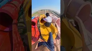 bella ciao playground parkour chasing in waterslide pov