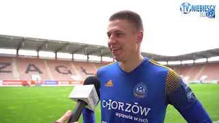 Mariusz Idzik po meczu Zagłębie II Lubin 0-1 Ruch (17.04.2021 r.)