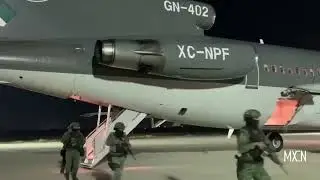 Elementos de las Fuerzas Especiales del Ejército Mexicano llegando a Culiacán