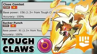 TOUGH CLAWS LYCANROC HAS ZERO SWITCH INS WITH TERA FIGHTING CLOSE COMBAT