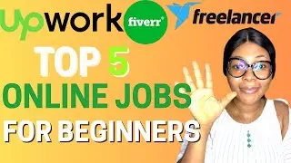 5 Easy ONLINE JOBS for BEGINNERS in 2025 | Start Earning Online Fast! #workfromhome  #freelancejobs