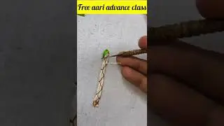 Advance class... Embossed thread loading #aari#free#tamil#easy#aari advance @SM Mahil Arts Academy