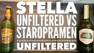 Staropramen Unfiltered Lager Vs Stella Artois Unfiltered Lager
