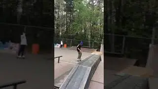 Backside smith grind