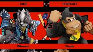 Rage Quit #2 - Winners Finals - June (Wolf) vs Puresalt (Donkey Kong)