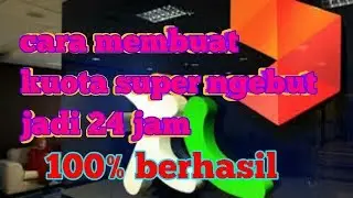 Cara merubah kuota super ngebut xl jadi siang malam 24 jam full
