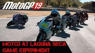 Moto3 Bikes At Laguna Seca - Motogp 19 Experiment