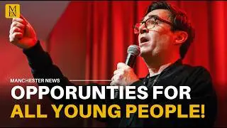 'I will not rest until EVERY young person has a work placement!' says Andy Burnham