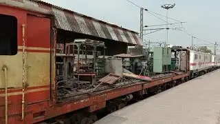 Two SCRAPPED WAM4 At Varanasi Junction For Making Of WAGC3 Locomotive