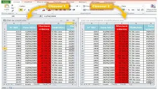 comment comparer deux classeurs Excel