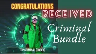 I received Criminal Bundle in Raider Spin | #zeliongaming #freefire #criminalbundle #raiderspin