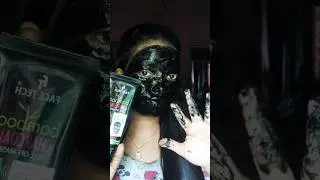 Viral Charcoal peel off mask 😱🤯#shorts #viralshort #charcoal #makeup
