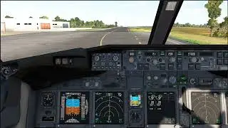 Decolagem Cockpit - SBDN - PRESIDENTE PRUDENTE - BRASIL